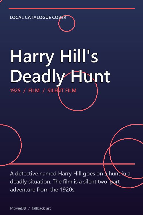 Harry Hill's Deadly Hunt poster