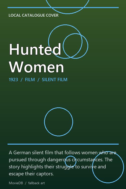 Hunted Women poster
