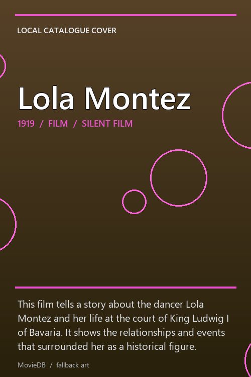 Lola Montez poster