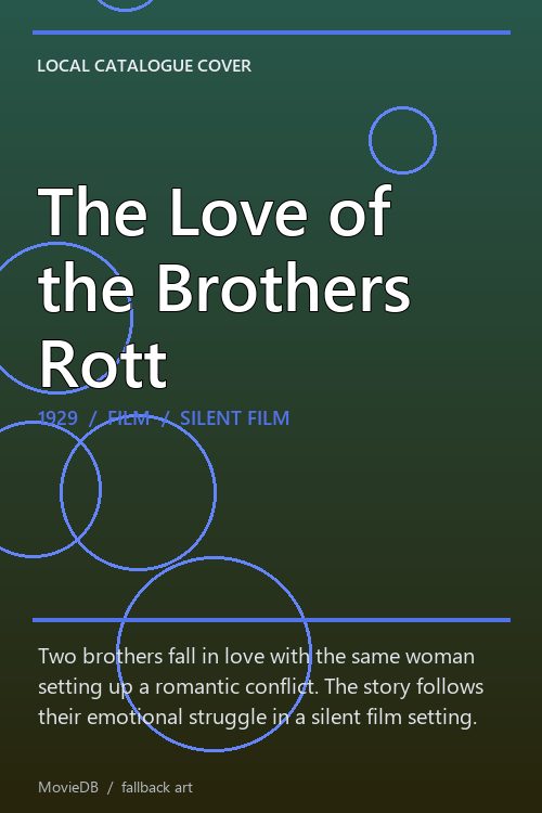 The Love of the Brothers Rott poster