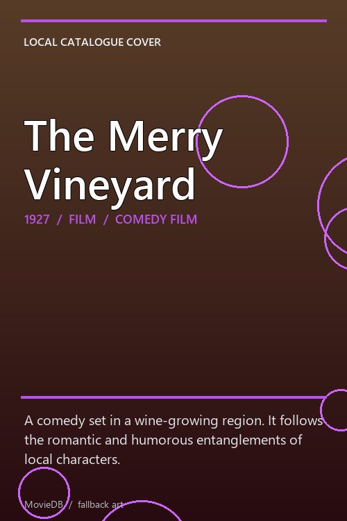 The Merry Vineyard poster