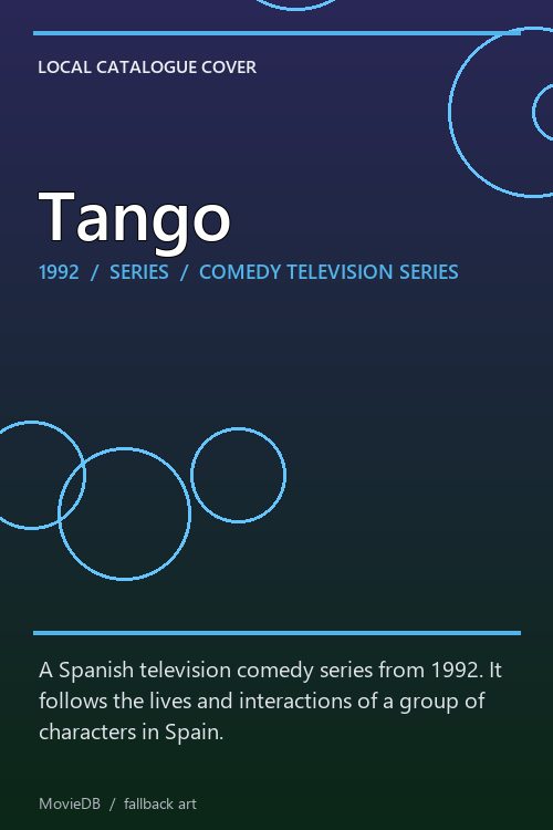 Tango poster