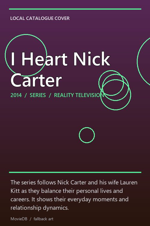 I Heart Nick Carter poster