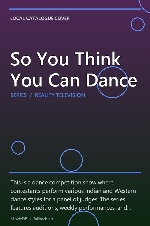 So You Think You Can Dance poster