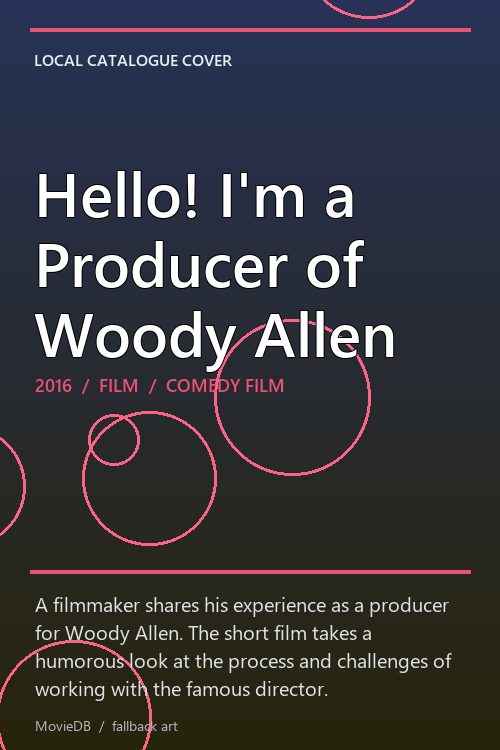 Hello! I'm a Producer of Woody Allen poster