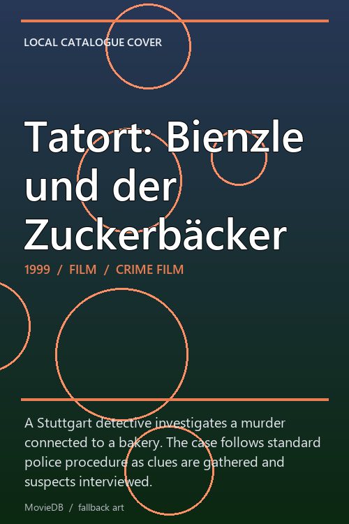 Tatort: Bienzle und der Zuckerbäcker poster