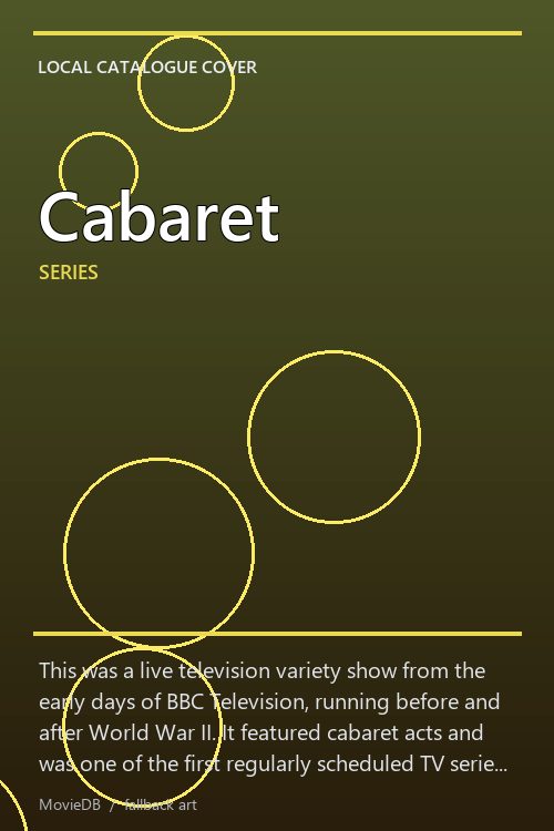 Cabaret poster