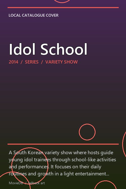 Idol School poster