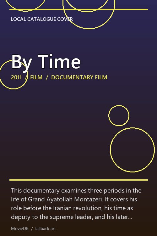 By Time poster