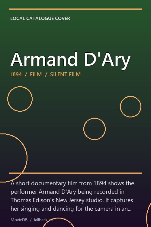 Armand D'Ary poster