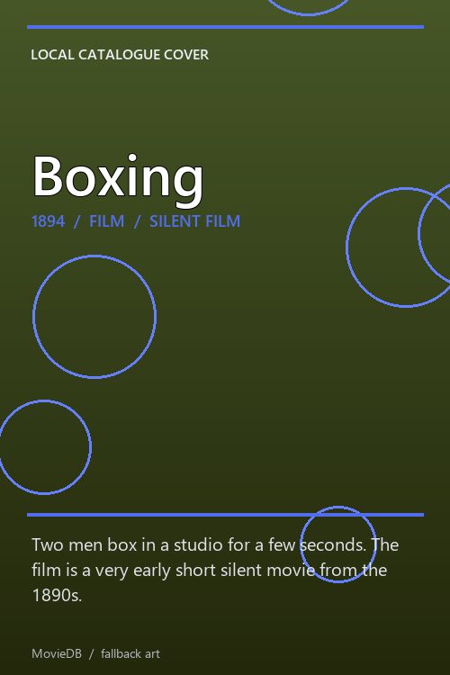Boxing poster