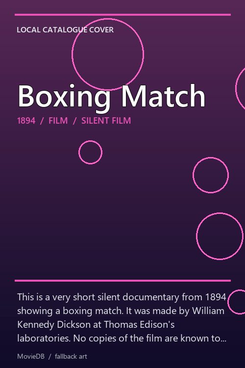 Boxing Match poster