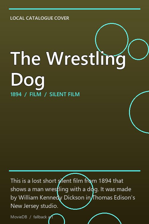 The Wrestling Dog poster