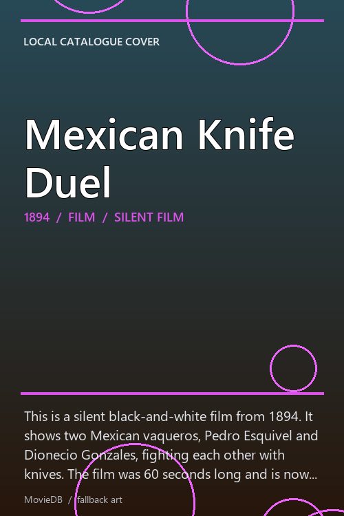 Mexican Knife Duel poster
