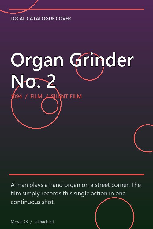 Organ Grinder No. 2 poster