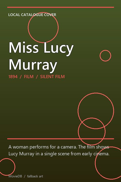 Miss Lucy Murray poster