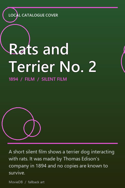 Rats and Terrier No. 2 poster
