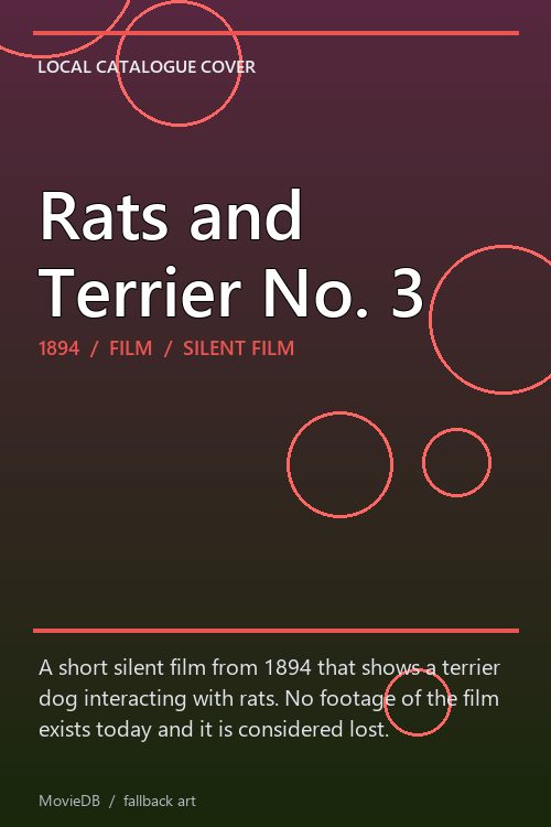 Rats and Terrier No. 3 poster