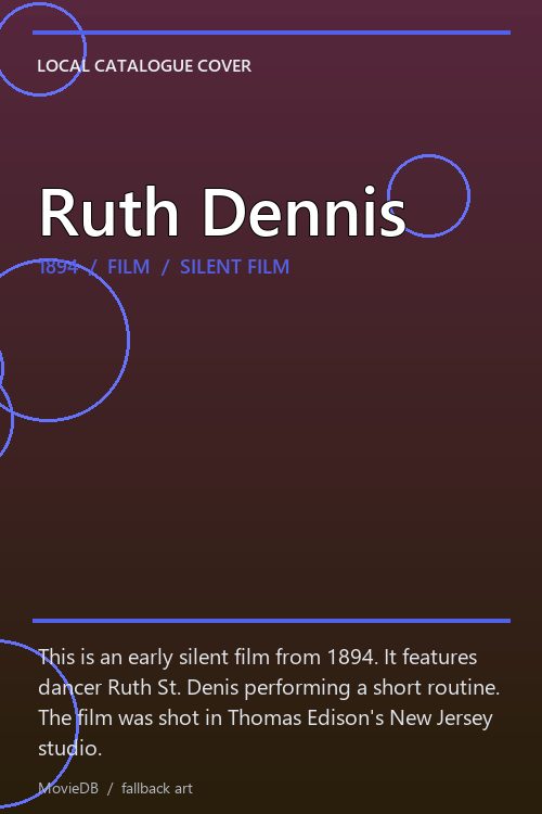 Ruth Dennis poster