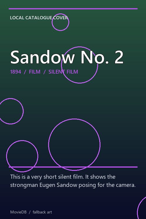 Sandow No. 2 poster