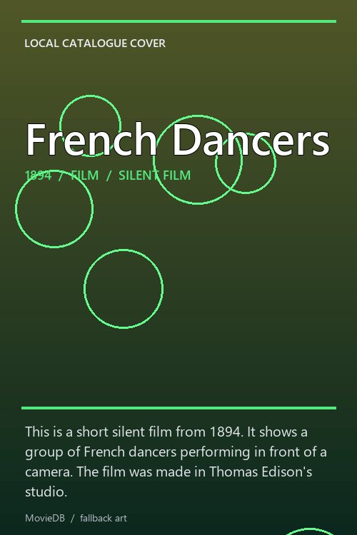 French Dancers poster