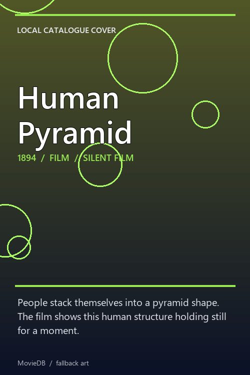 Human Pyramid poster