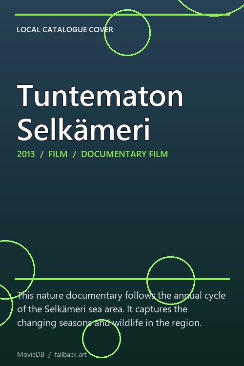 Tuntematon Selkämeri poster