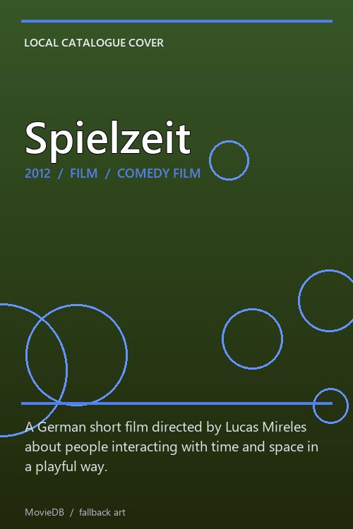 Spielzeit poster