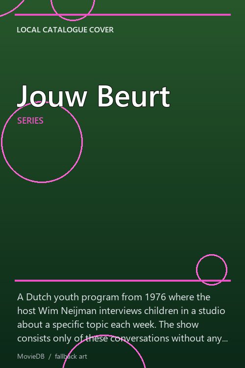 Jouw Beurt poster