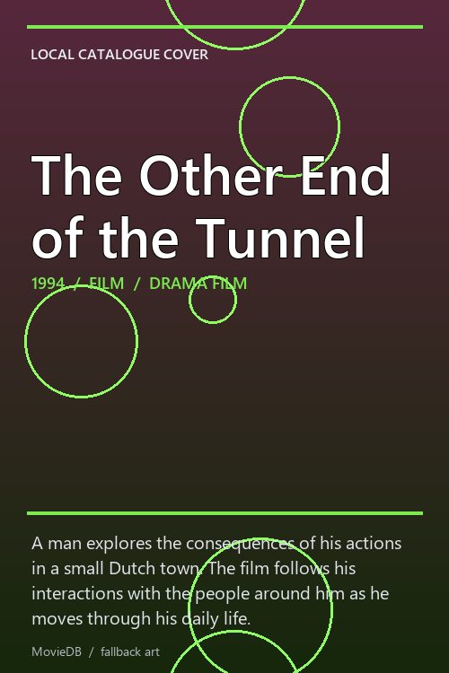 The Other End of the Tunnel poster
