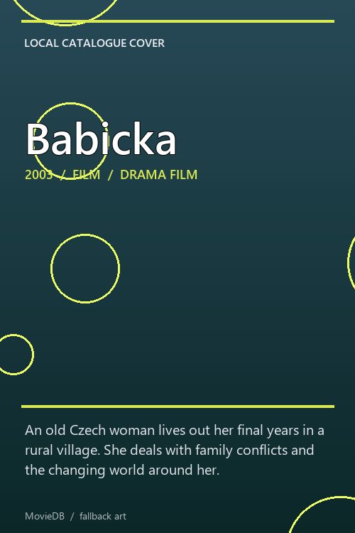 Babicka poster