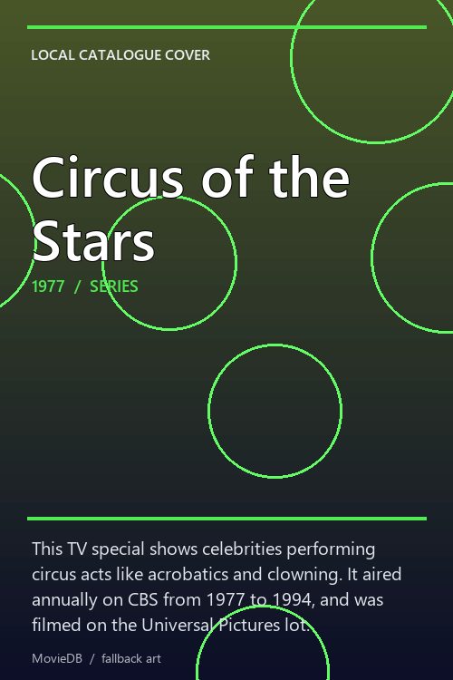 Circus of the Stars poster