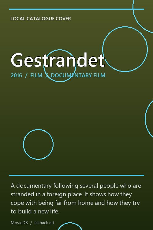 Gestrandet poster
