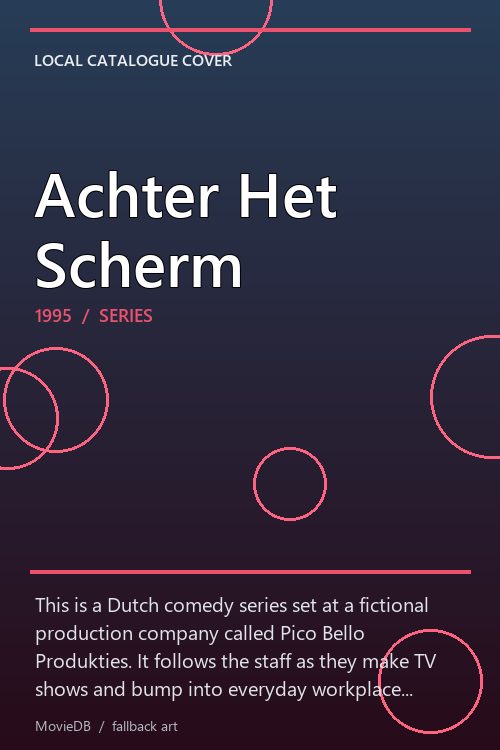 Achter Het Scherm poster