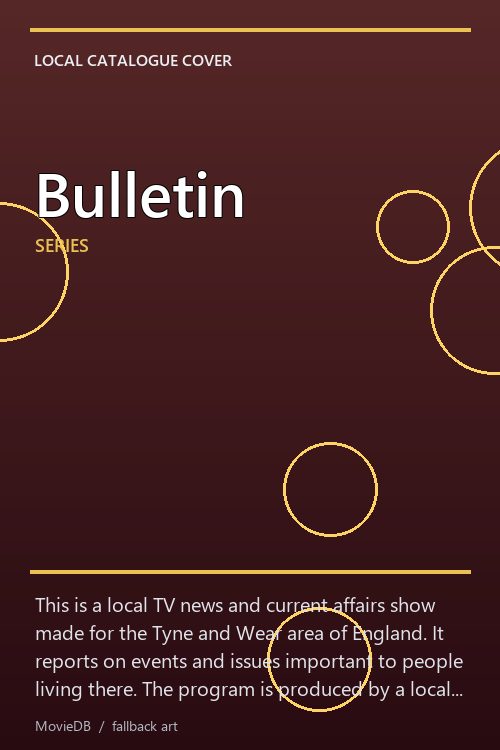 Bulletin poster
