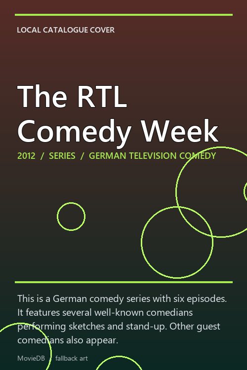 The RTL Comedy Week poster