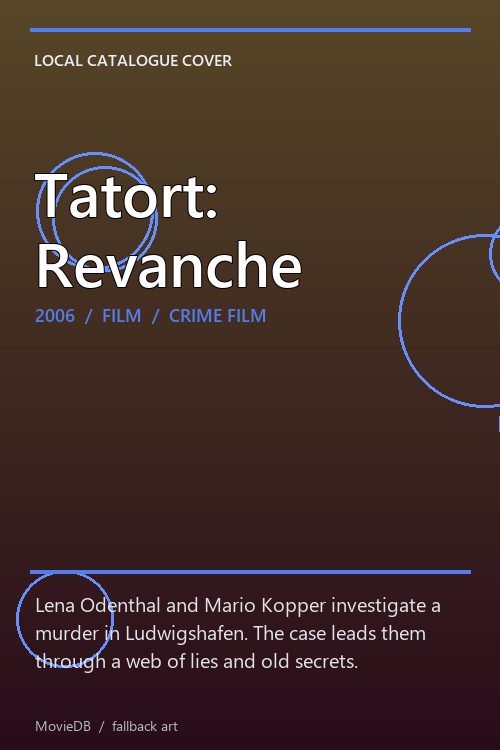 Tatort: Revanche poster