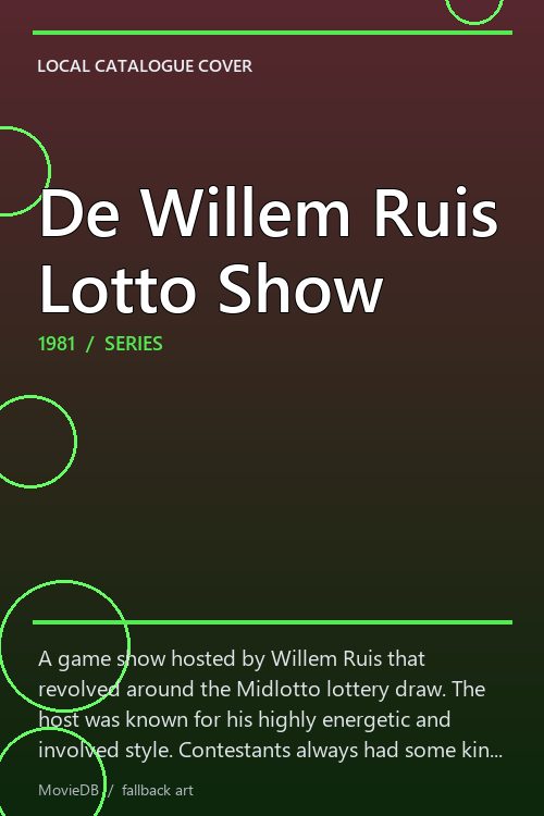 De Willem Ruis Lotto Show poster