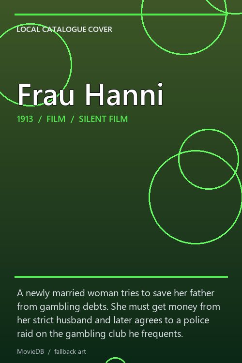 Frau Hanni poster