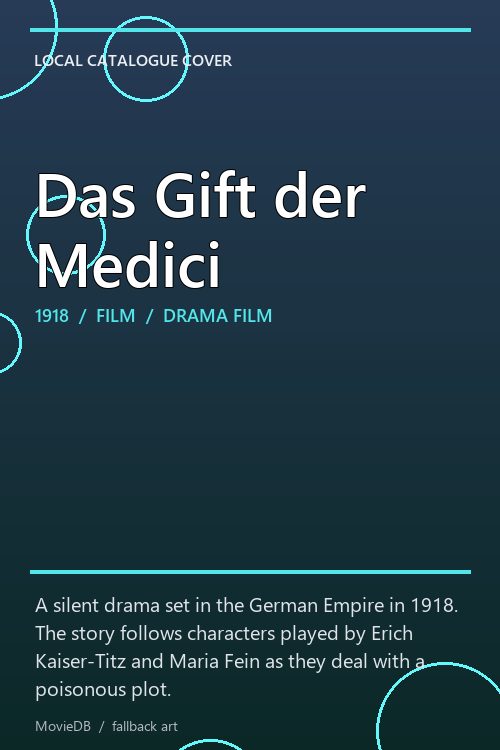 Das Gift der Medici poster