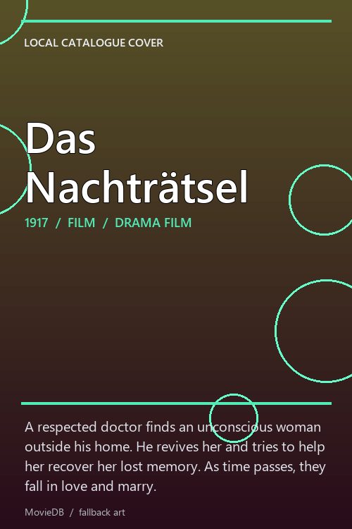 Das Nachträtsel poster