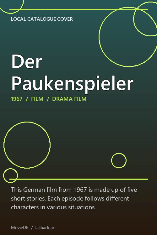 Der Paukenspieler poster
