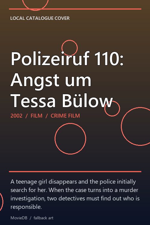 Polizeiruf 110: Angst um Tessa Bülow poster