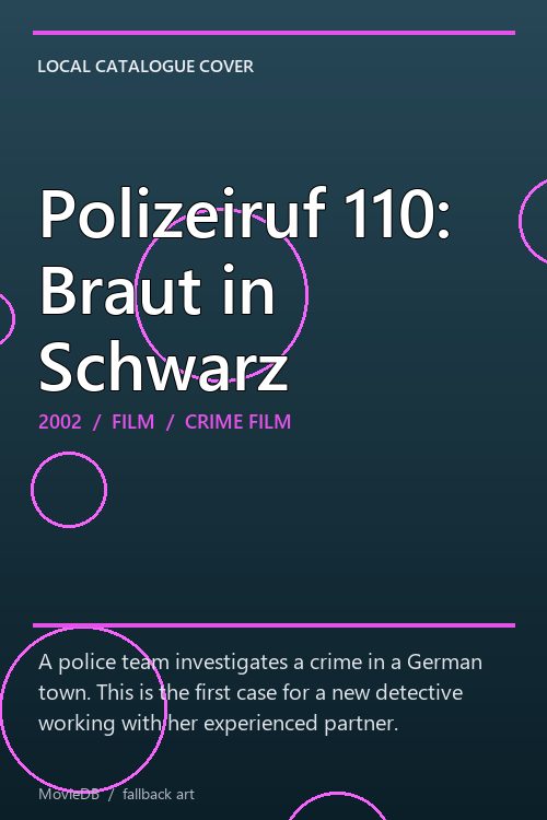 Polizeiruf 110: Braut in Schwarz poster