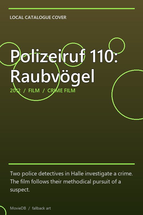 Polizeiruf 110: Raubvögel poster