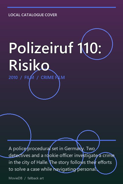 Polizeiruf 110: Risiko poster