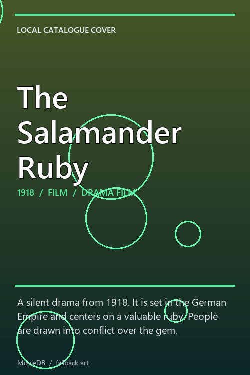 The Salamander Ruby poster