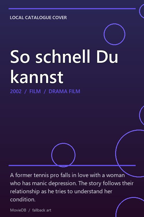 So schnell Du kannst poster