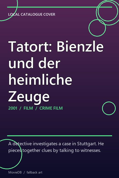 Tatort: Bienzle und der heimliche Zeuge poster
