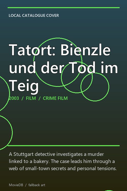 Tatort: Bienzle und der Tod im Teig poster
